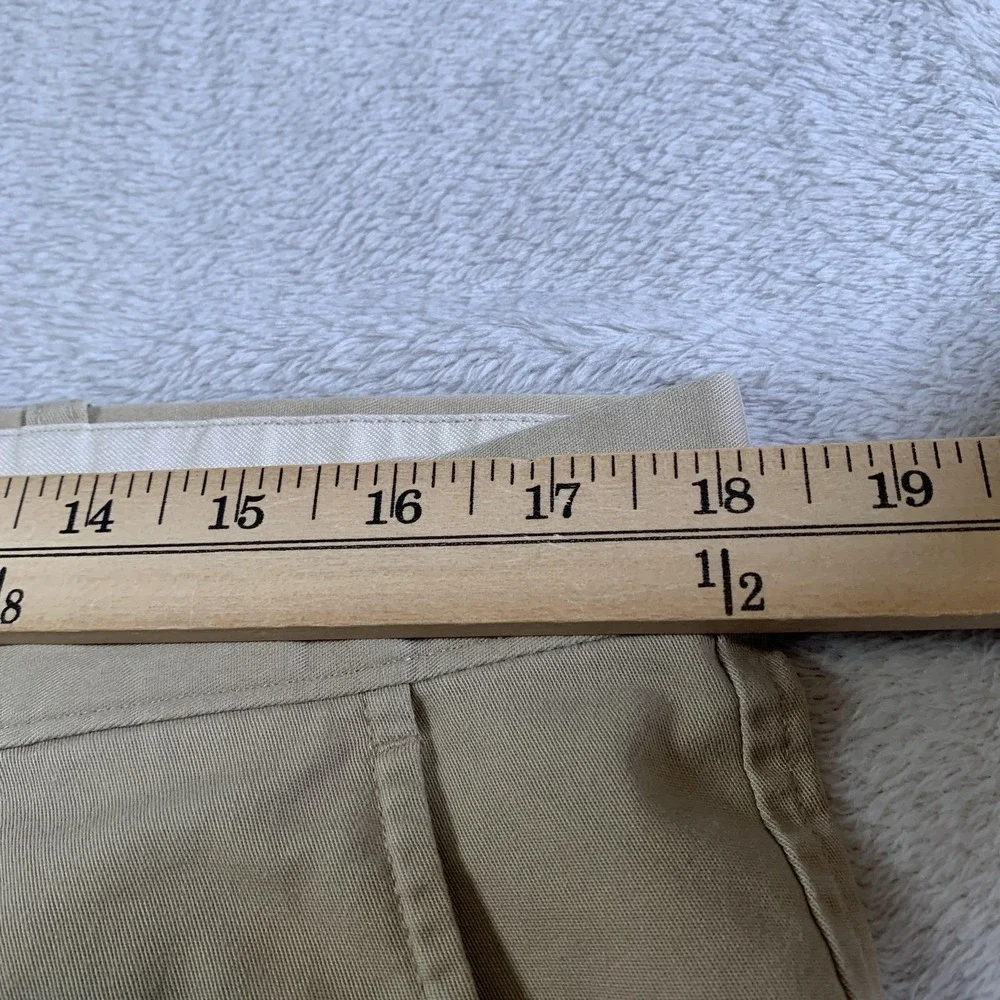 Life Khaki Pants Mens 36x30 Beige Chino Straight Canvas Casual Workwear Business